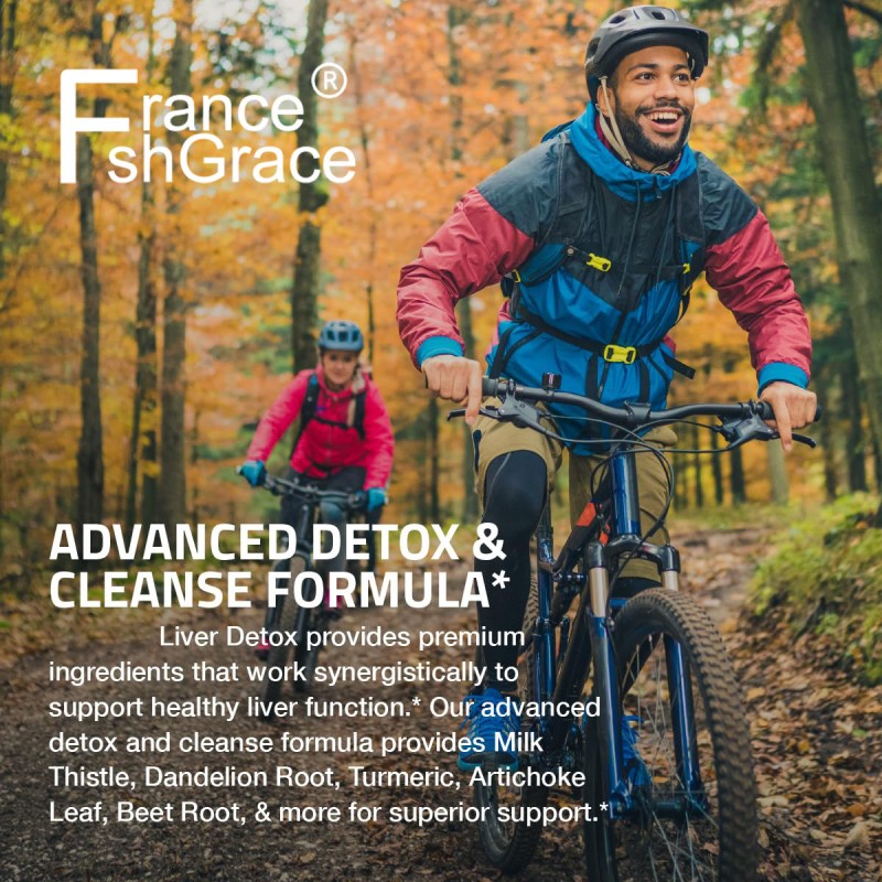 Advanced Liver Detox Capsules With Milk Thistle Dandelion Turmeric and Artichoke for Liver Health