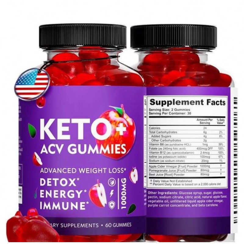 OEM Wholesale Keto ACV Gummy Bears Antioxidant Vitamins for Flat Tummy Support Dosage Form Gummy Candy Not for Newborns