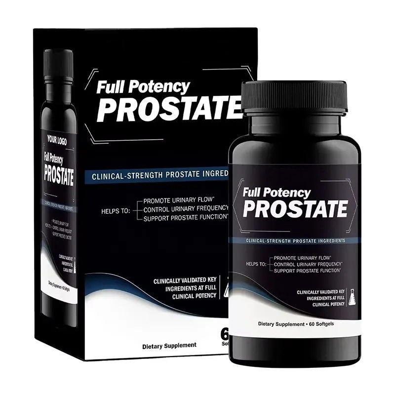 OEM Men's Prostate Health Capsules with Saw Palmetto Blend for Normal Urination and Vitality Support