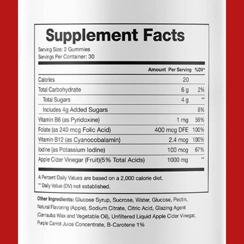 Premium Keto ACV Gummies for Weight Loss with Apple Cider Vinegar and Vitamins to Support Detox and Flat Stomach