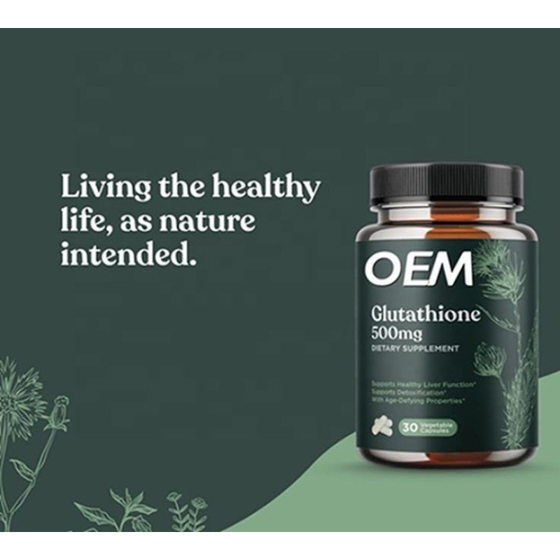 Premium Glutathione Complex with Milk Thistle & ALA - Antioxidant Capsules for Liver Detox, Skin Whitening & Immunity Boost