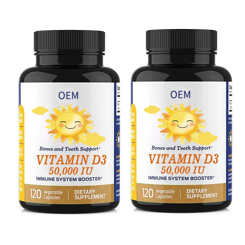 Vegan Vitamin D3 5000IU Capsules - Organic Bone & Immune Support with Lichen-Sourced D3 | Halal Certified Plant-Based Formula