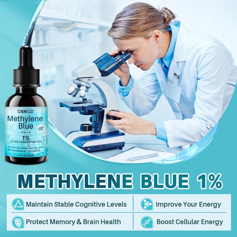 1% USP  Liquid Drops, Formaldehyde-Free, Brain Health & Cognitive Support