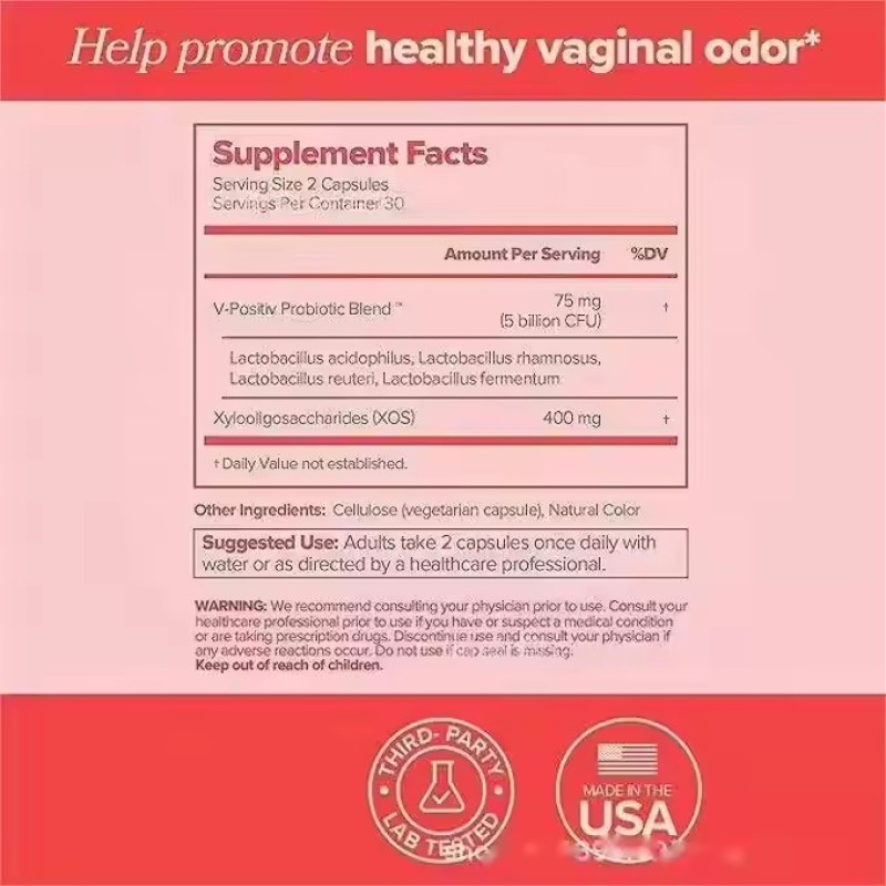 Women's Personal Care Complex Probiotic Capsules Beauty Vitamins for Adults Probiotics Hard Capsule