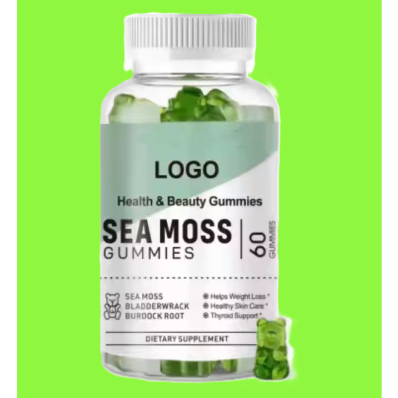 Bladderwrack Burdock Root Gummies for Thyroid Support Immunity Detox Joint Health Skin Care Energy Boost Weight Loss Adults