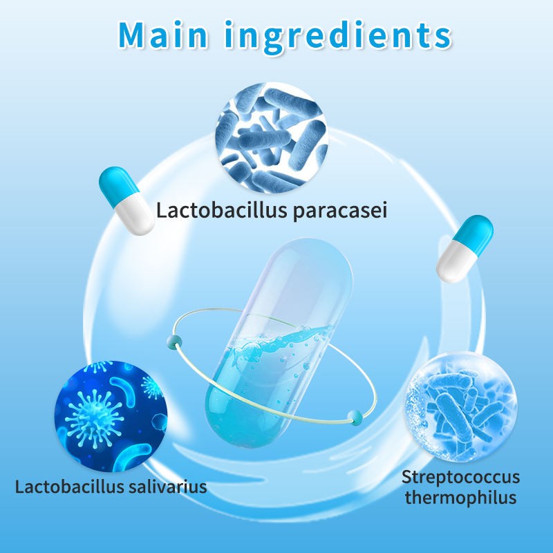 Adult-Specific Dental Care Capsule, Enzymes and Probiotics Dual-Effect, Target Oral Flora