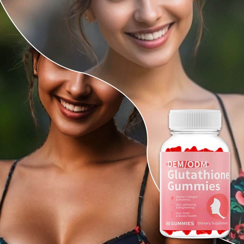 Beauty Supplement Brightening Skin Whitening Gummy with L-Glutathione and Collagen for Anti-Aging Radiance