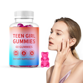 Wholesale Optional Sugar-free or Sugar-free Girl Daily Health Supplement Gummy Bottle Multi-vitamin Girl Gummy