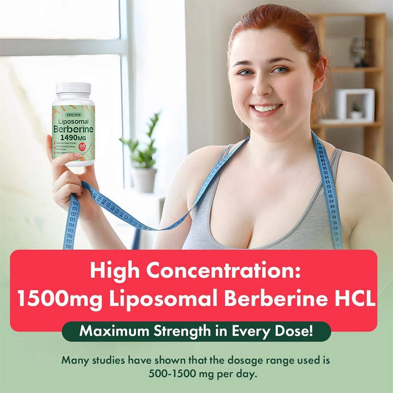 Liposomal Berberine Softgels - Premium HCl Extract for Blood Sugar & Immune Support