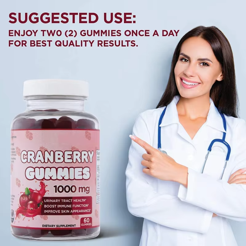 OEM  Women Health Cranberry Probiotic Gummies - Boost Immune Function & Support Digestive Health