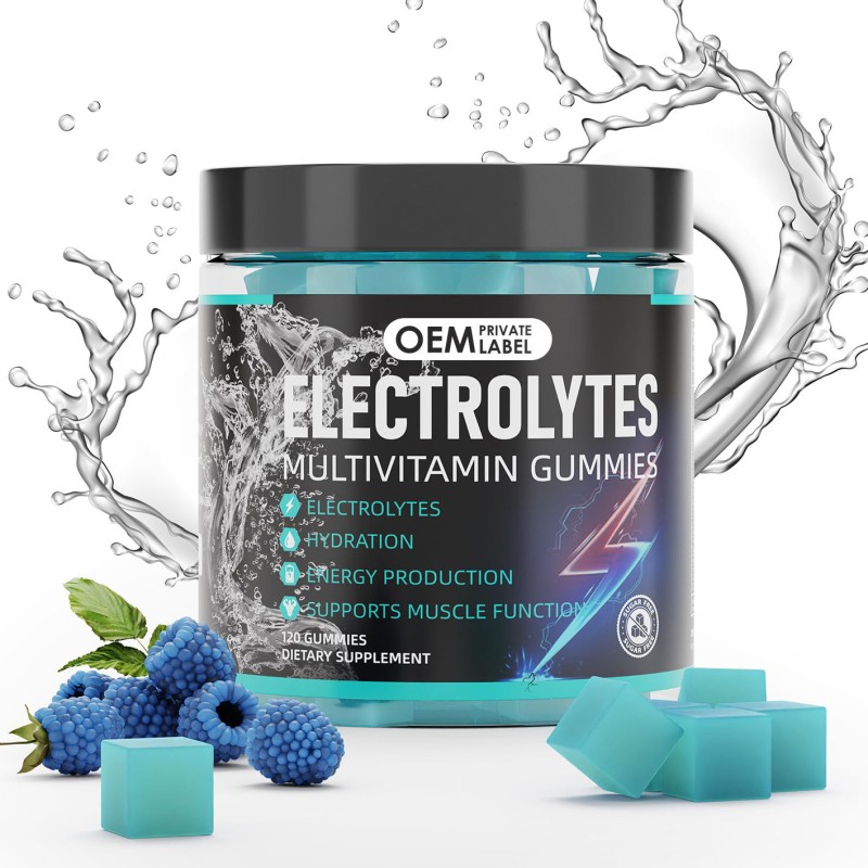 Custom Hydration Electrolyte Chews With 6 Electrolytes and Creatine for Endurance Sports and Muscle Growth