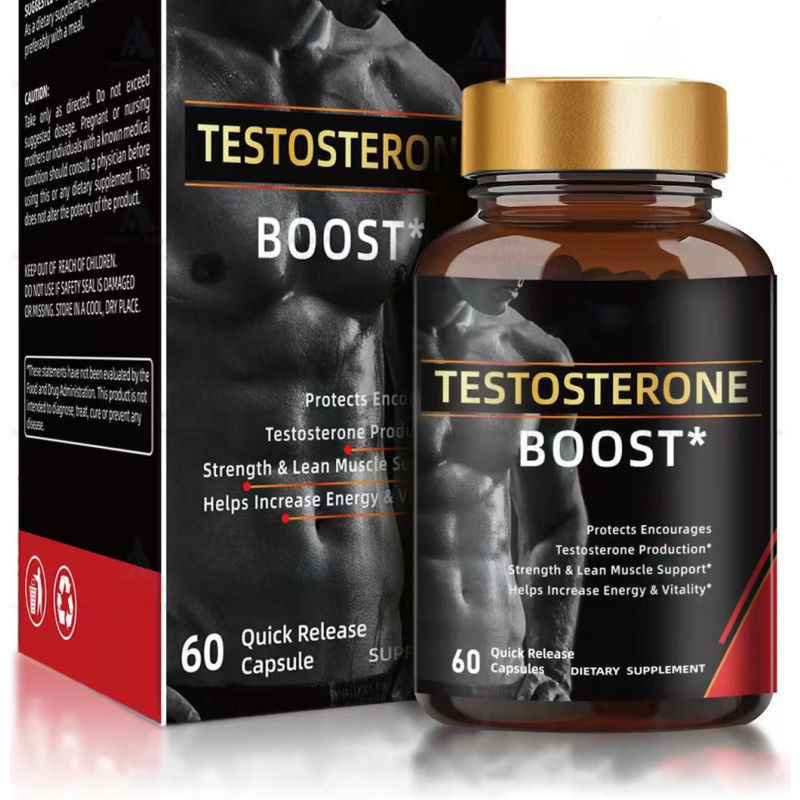 Natural  Booster Capsules for Men, Muscle Growth Support & Energy Enhancer, Strength and Endurance Supplement