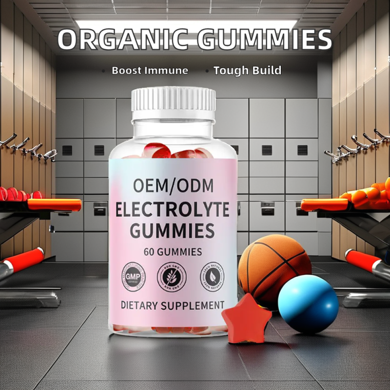 OEM/ODM Hydration Electrolyte Gummies Private Label Organic Vegan Gluten-Free Non-GMO Supplement Halal Pectin for Newborns