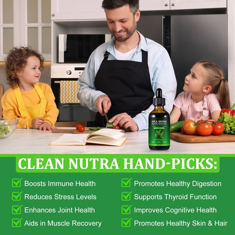 Seaweed Extract Tincture Herbal Supplement Irish Seaweed Liquid Tincture for Digestive Health Immune Health