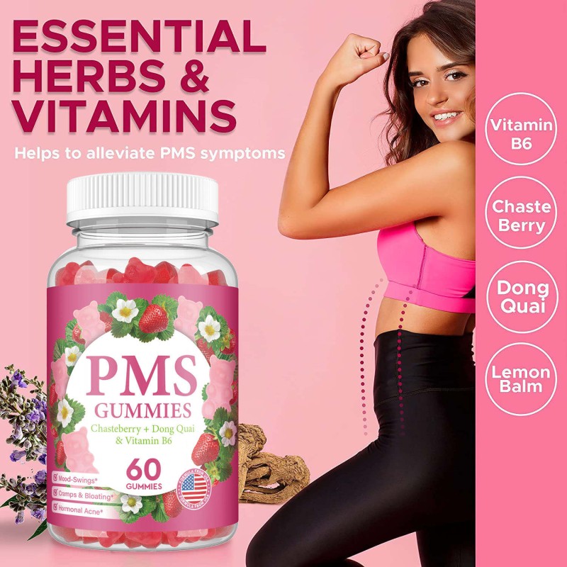 OEM Gummy Vitamins for Women - Hormone Balance, PMS Relief, Immunity Boost, Menstrual Support