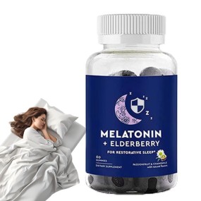 Private Label Melatonin Sleep Gummies With L-Theanine for Insomnia Relief and Deep Restful Sleep Support