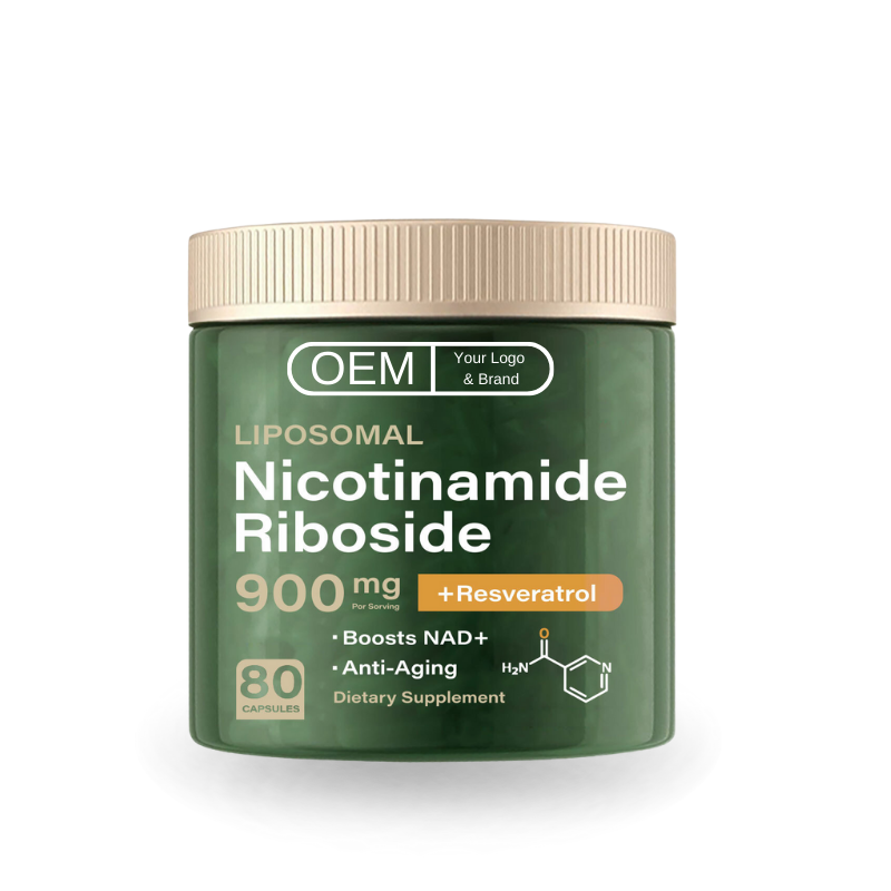 OEM Liposomal NAD+ NMN Capsules for Anti-Aging - Boost Cellular Energy, Nicotinamide Riboside & Resveratrol Supplement