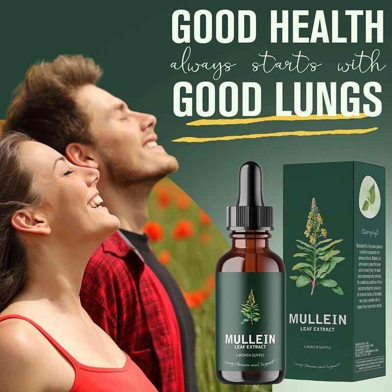 Natural Supplement Oral Liquid Lung Recruitment Extract Supports Respiratory Health for Adults Not for Pregnant Women