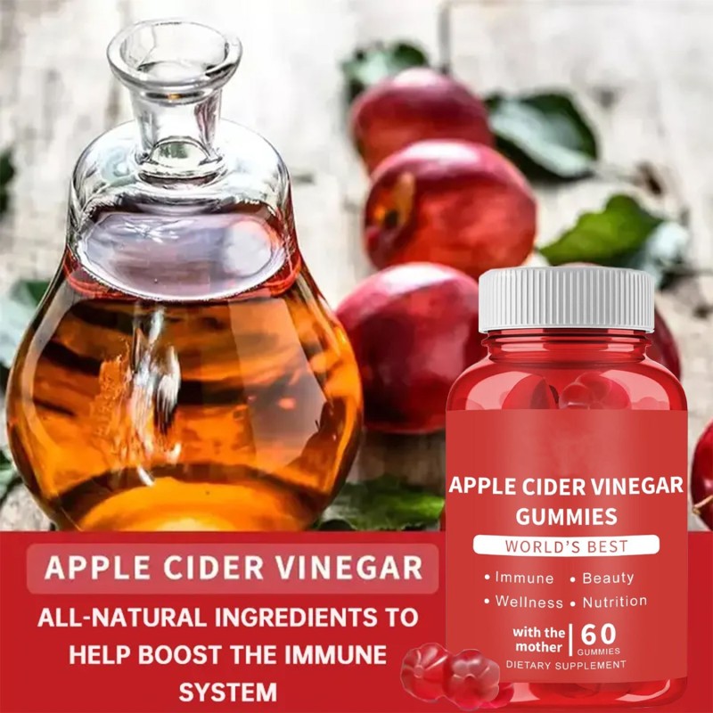 Vegan Keto ACV Gummies with Pomegranate & Beetroot - Weight Control + Digestive Health Booster for Adults