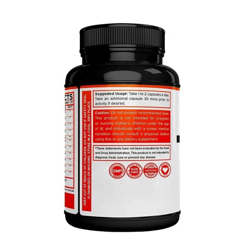 OEM Horny Goat Weed & Maca Root Capsules 1000mg - GMP Certified Male Enhancement Supplement