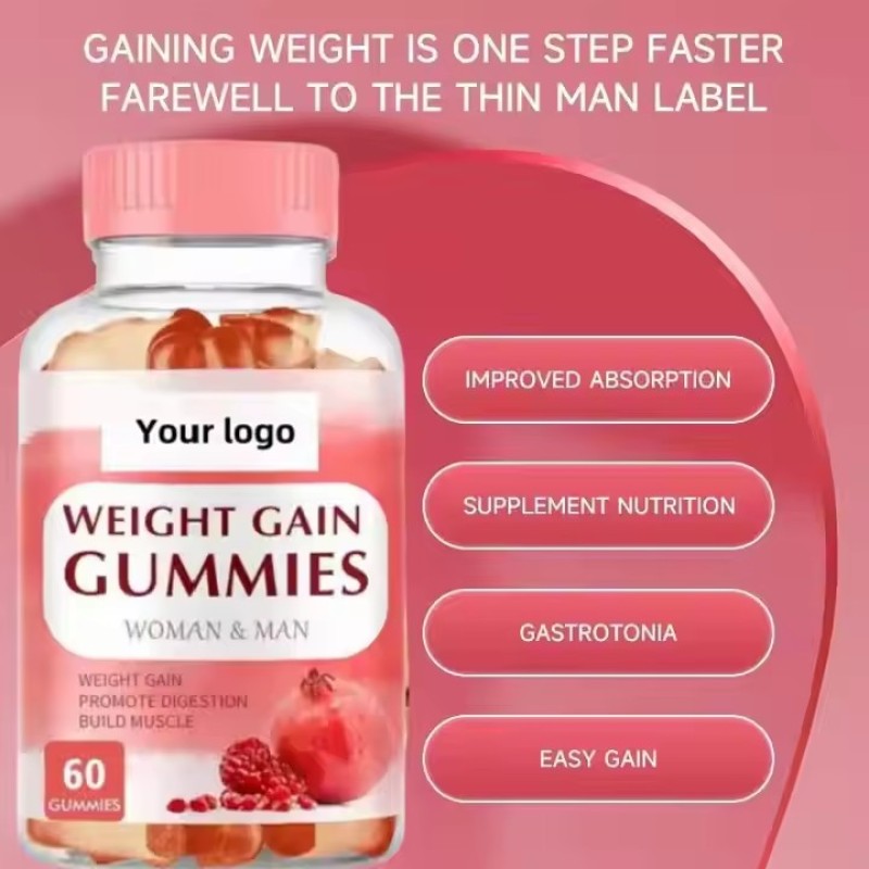 Weight Gain Gummy Natural Appetite Promoter Hawthorn Lipase Rapid Absorption and Digestion of Candy Effective Supplement