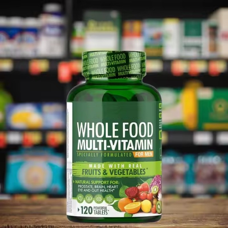 Natural Multivitamin Tablets Nutritious Food Supplement Vitamin for Optimal Health