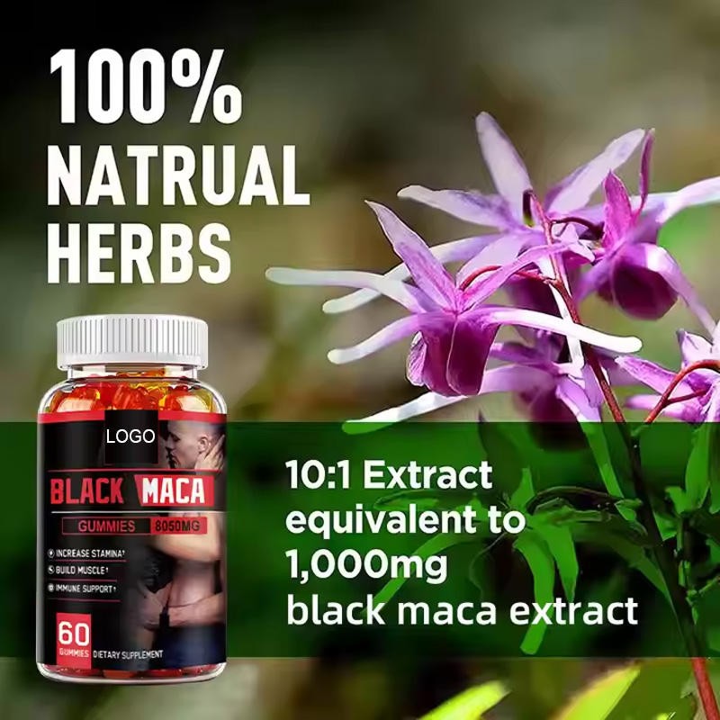 Maca Energy Gummies for Adults Boosts Sexual Vitality and Love for Both Men and Women Kidney Health Promoting Gummie