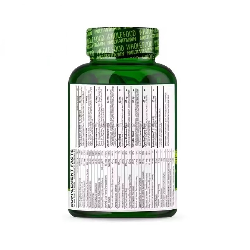 Natural Multivitamin Tablets Nutritious Food Supplement Vitamin for Optimal Health