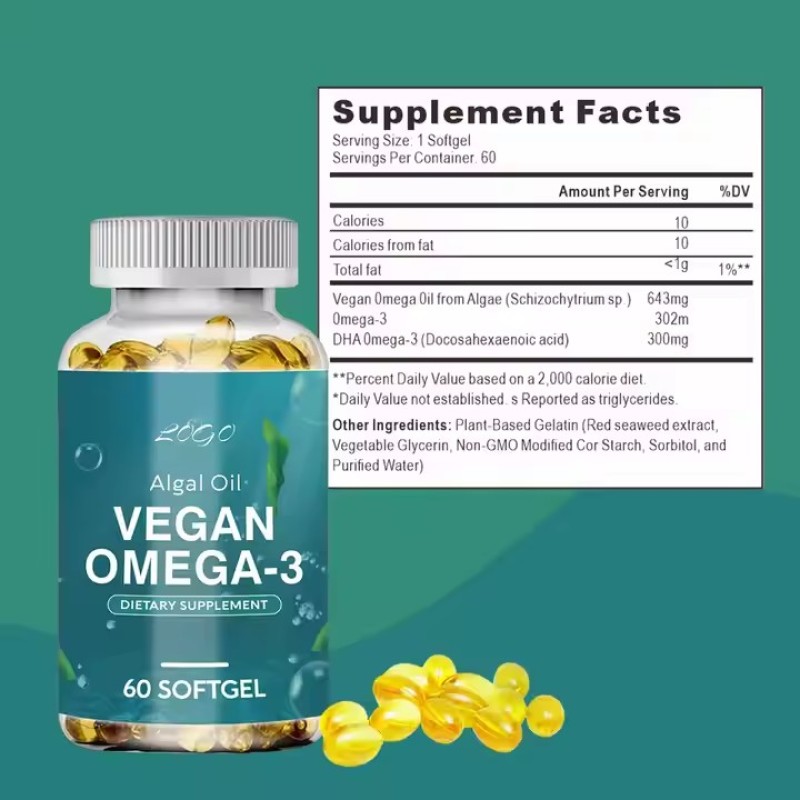 OEM Halal ODM OBM 1000Mg Softgel Fish Oil Capsules Refined Deep Sea Omega 3 Beauty Product for Adults in Bulk