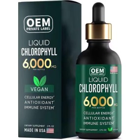 OEM Private Label Herbal Chlorophyll Drink 6000 mg with Vitamins & Minerals