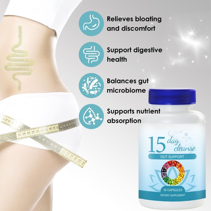 Natural Formula, Effectively Cleanse the Intestines, Detoxify the Body, High-quality Capsules