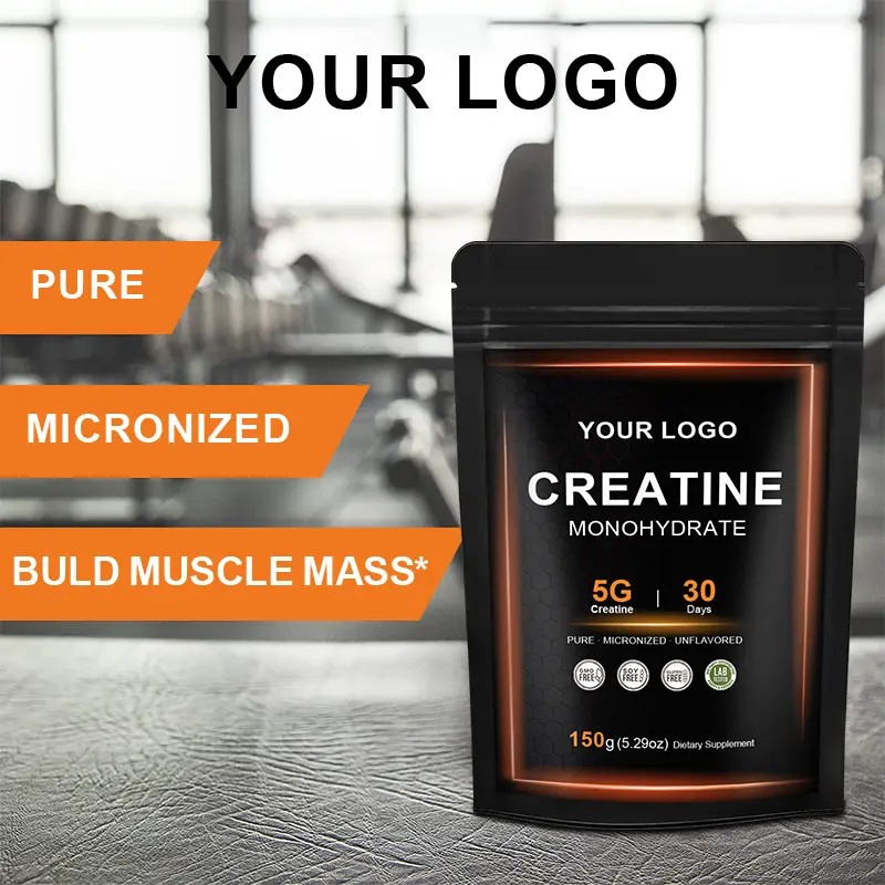 Premium Micronized Creatine Monohydrate Powder - Pure 5G/Serving for Muscle & Strength