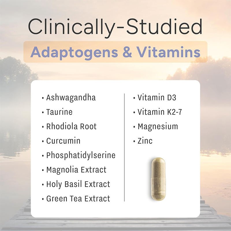 OEM Cortisol & Vitamin Blend Capsules - Promote Relaxation, Stable Sleep, and Balanced Cortisol Levels