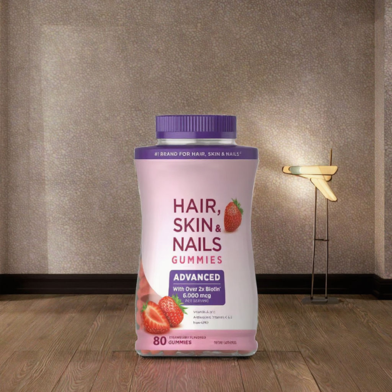 OEM Private Label Vegan Biotin Collagen Gummies for Hair, Skin, and Nails - Gummy Candy Supplement