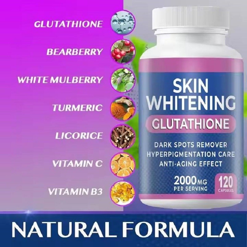 Effectively Manage Skin Health Antioxidant Health Supplements Capsules Inhibit Melanin Regeneration and Promote Skin Whitening