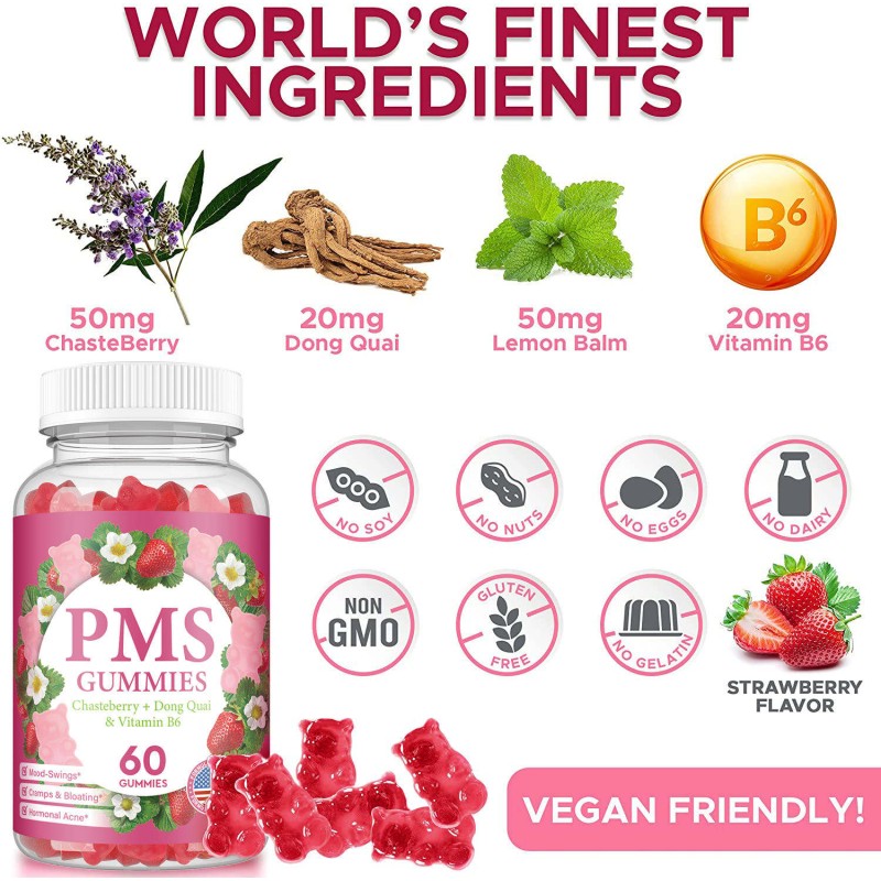 OEM Gummy Vitamins for Women - Hormone Balance, PMS Relief, Immunity Boost, Menstrual Support