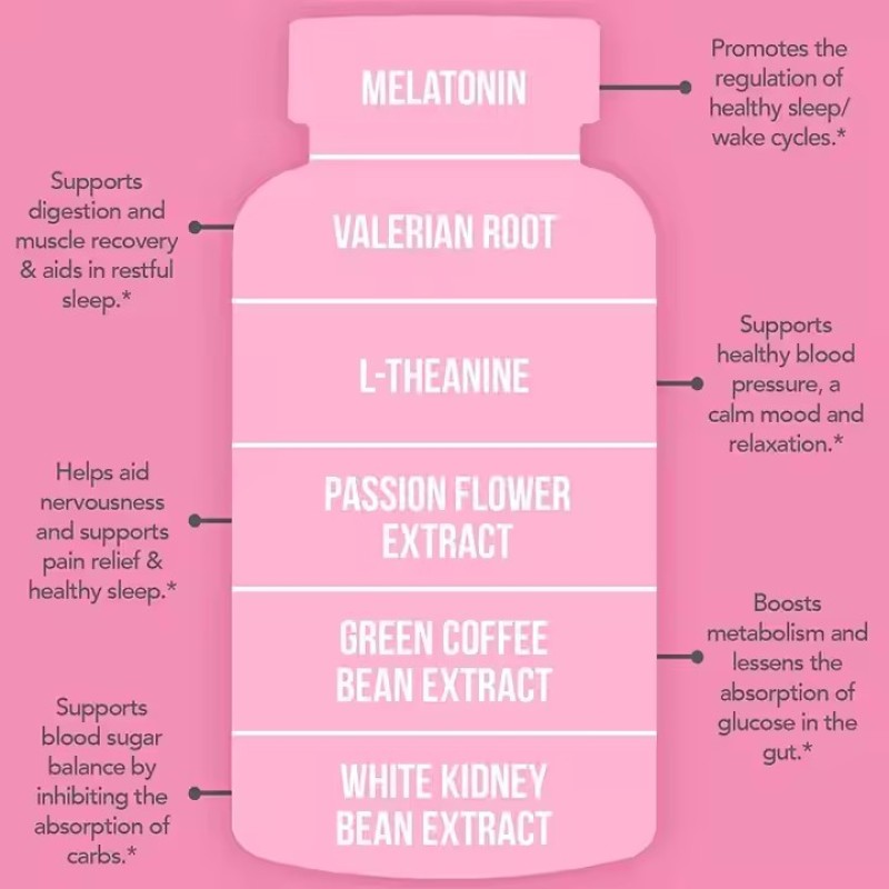 In Stock Private Label L-Theanine Women's Slimming Pills Belly Fat Burner and Weight Loss Capsules for Adults