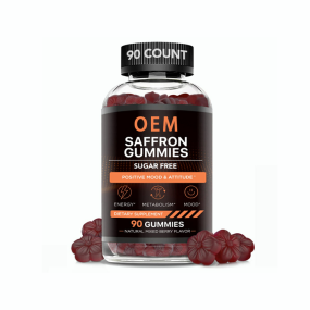 Saffron Extract Female Gummy Anti-Oxidant Energy Enhancement, Qi and Blood Replenishment, Vegetarian Gummy