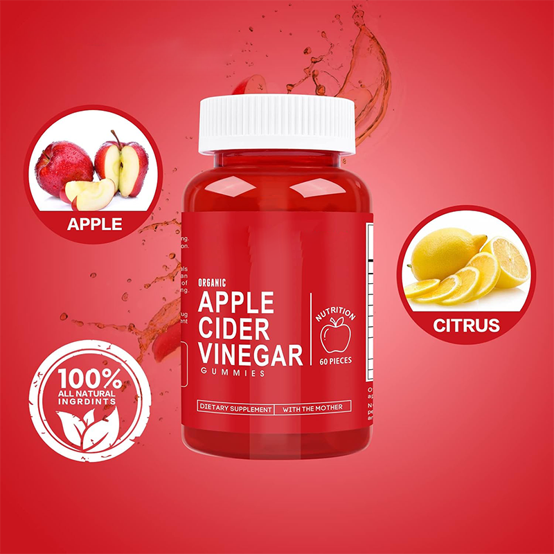 OEM Organic Apple Cider Vinegar Gummies - OEM Hot Selling Vitamins for Digestive Health Support