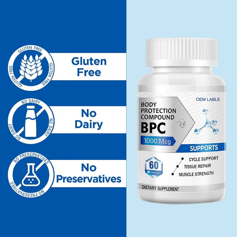 BPC Adult & Children's Herbal Supplement Capsules Antioxidant Muscle Exercise & Vitamin Component Supplement
