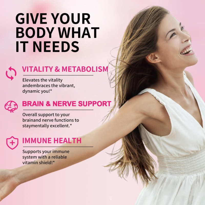 OEM Organic Cherry Flavor Vitamin B12 Drops - High Content, Supports Brain Health & Blood Recovery