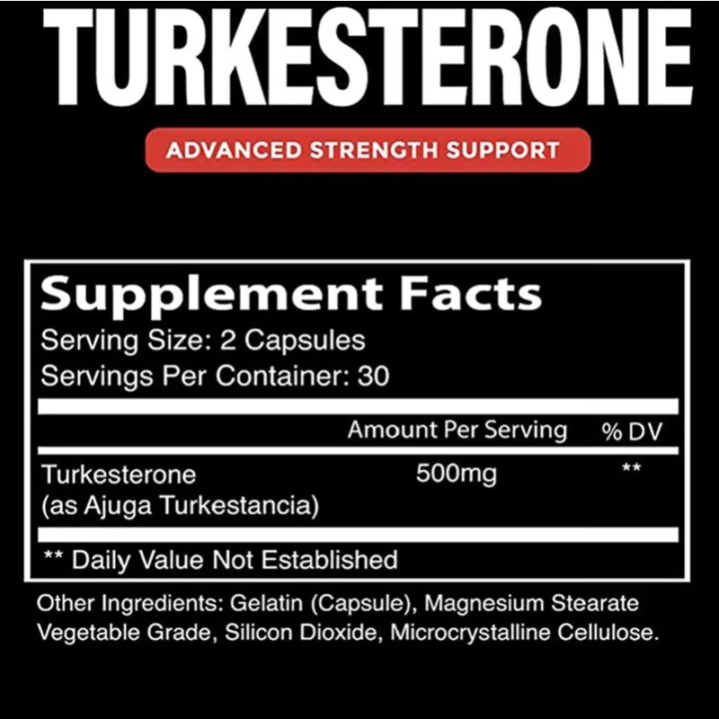Premium Ajuga Turkestanica Veg Capsules - Natural Muscle Builder | Fast Absorption