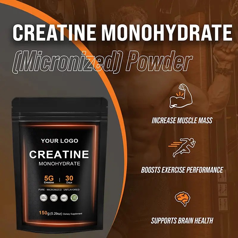 Premium Micronized Creatine Monohydrate Powder - Pure 5G/Serving for Muscle & Strength