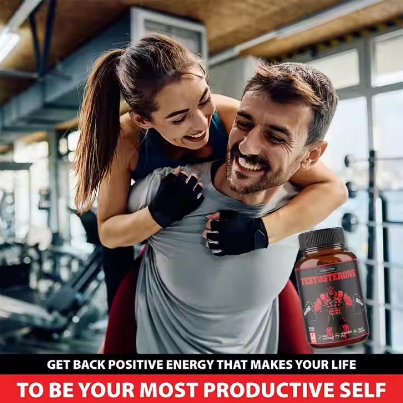 OEM Support Strength Immune Boost Energy Tribulus Terrestris Extract Maca Root Supplement Testo Supplement Ashwagandha Capsules