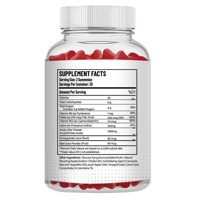 Vital Grow XL Men's Gummies with Zinc and Vitamin B12 - Boost Male Energy, Enhance Endurance and Muscle Growth