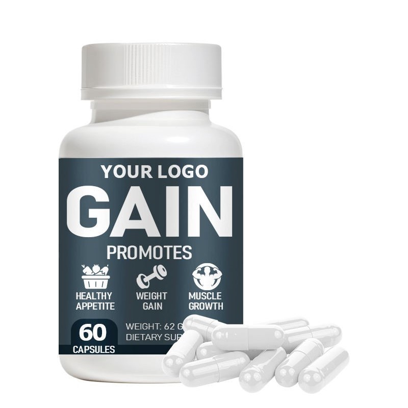 Muscle Mass Boosting Weight Gain Capsules , Fitness Daily Use & Body Weight Enhancement