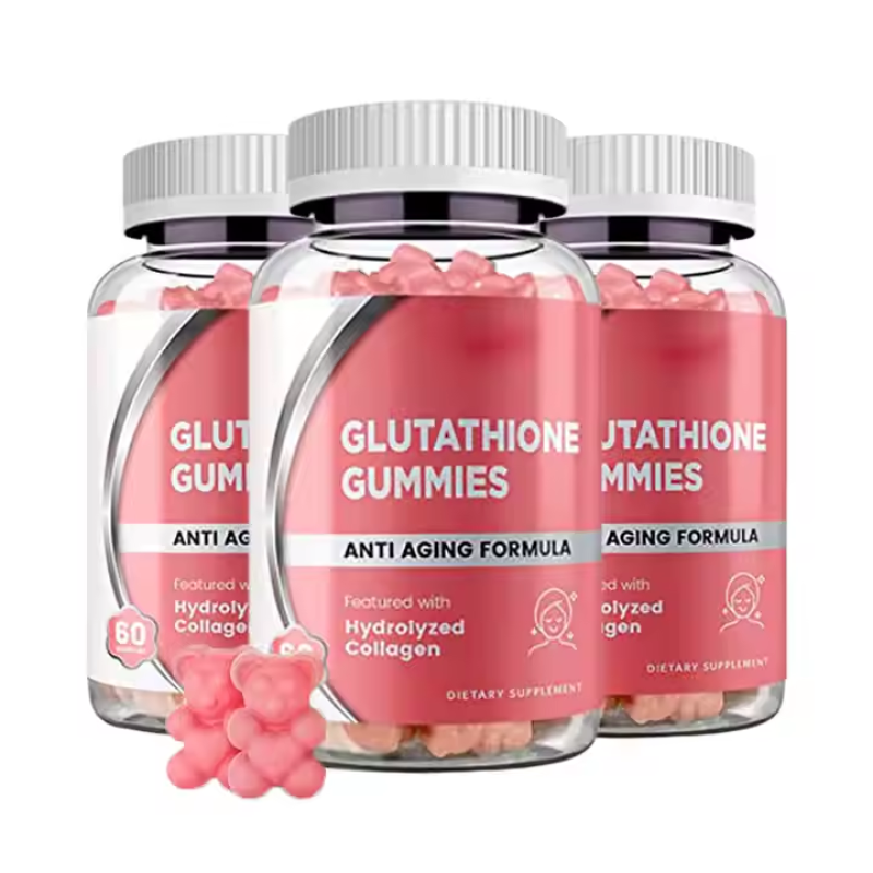 Premium Glutathione & Collagen Gummies for Skin Whitening Anti-Aging Antioxidant Boost - Women's Dietary Supplement