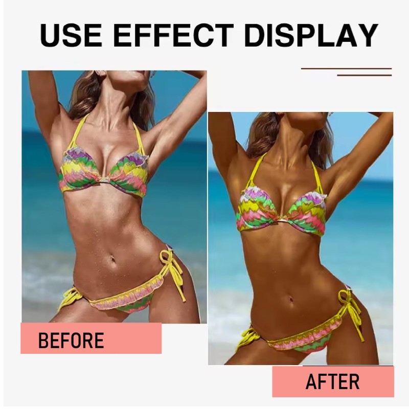 OEM Private Label Activated Vitamin C Zinc Tanning Serum for Women and Men