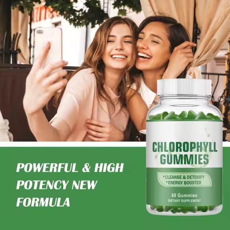 Natural Chlorophyll Soft Candy Energy Enhancer Immune Support Internal Deodorant Detox Quick Absorption