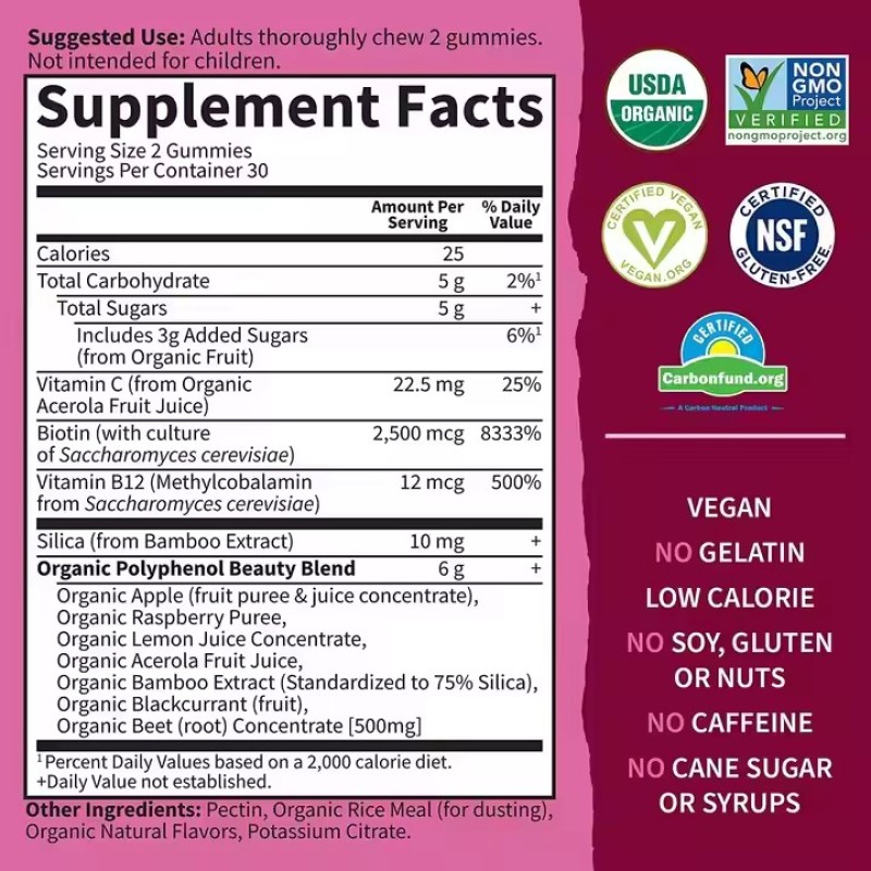 OEM/ODM/OBM Beet Root Soft Chews Gummies Red Beet Nitric Oxide Herbal Energy Boost Immune Support Chewable Candy